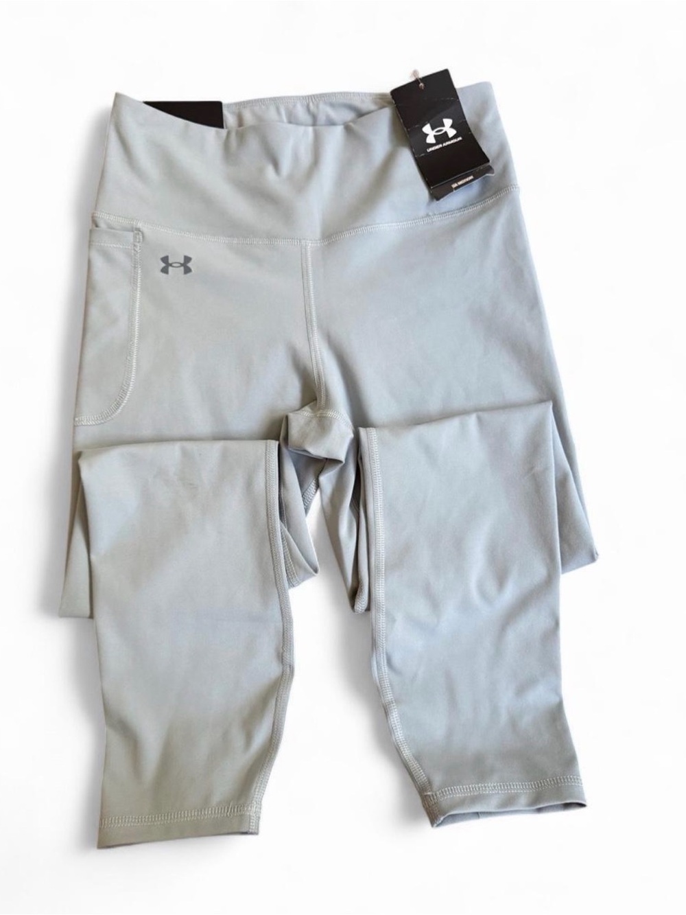 Under Armour Light Gray Capri Performance Leggings